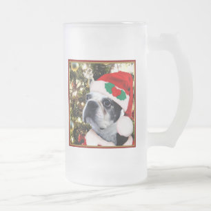 Weihnachts-Boston-Terre Mattglas Bierglas