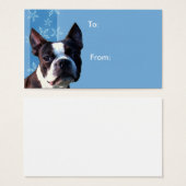 Weihnachts-Boston-Terrier (Vorne & Hinten)