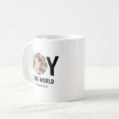 Weihnachts-Botanik-Kranz-Foto Kaffeetasse (Vorderseite Links)