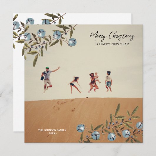 Weihnachts-Botanische Glocken-Foto (Vorne/Hinten)