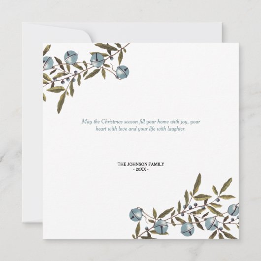 Weihnachts-Botanische Glocken-Foto (Rückseite)