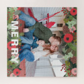Weihnachts-Botanisches Foto vom Typ "Merina" Puzzle (Horizontal)