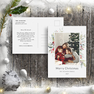 Weihnachts-Bouquet in den Roten Bergen Ein Foto Postkarte