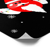 Weihnachts-Bowling-Bowling-Team von Santa in The H Poster (Ecke)