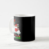 Weihnachts-Bowling Squad Dabbing Bowling Kaffeetasse (Vorderseite Links)