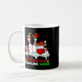 Weihnachts-Bowling Squad Dabbing Bowling Kaffeetasse (Links)