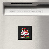 Weihnachts-Bowling Squad Dabbing Bowling Magnet (In Situ (Geschirrspüler))