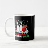 Weihnachts-Bowling Squad Dabbing Santa Funny Chris Kaffeetasse (Links)