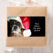 Weihnachts-Boxer-Hunde-Versandmarke (Insitu)