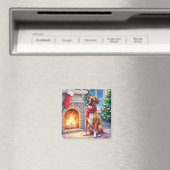 Weihnachts-Boxer-Kamin Kunst Magnet (In Situ (Geschirrspüler))