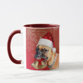 Weihnachts-Boxer-Tasse Tasse (Links)