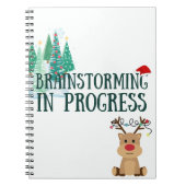 Weihnachts-Brainstorming im Progress-Notebook Notizblock (Vorderseite)