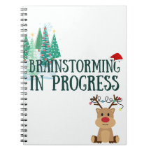 Weihnachts-Brainstorming im Progress-Notebook