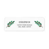 Weihnachts-Branchen-Feiertagsadresse (Vorne)