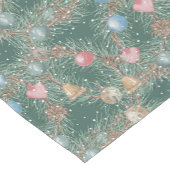 Weihnachts-Brandschmuck-Tischläufer Kurzer Tischläufer (Ecke)