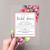 Weihnachts-Brautparty Acryleinladungen (Insitu (Handheld))