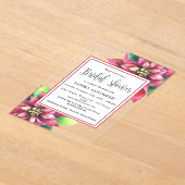 Weihnachts-Brautparty Acryleinladungen (Ablage )