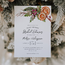 Weihnachts-Brautparty | Botanischer Winter