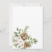 Weihnachts-Brautparty Einladung (Rückseite)