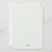 Weihnachts-Brautparty Einladung (Rückseite)