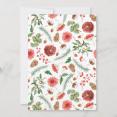 Weihnachts-Brautparty Einladung (Rückseite)