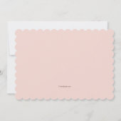 Weihnachts-Brautparty Einladung (Rückseite)