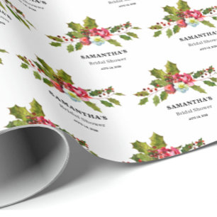 Weihnachts-Brautparty Geschenkpapier
