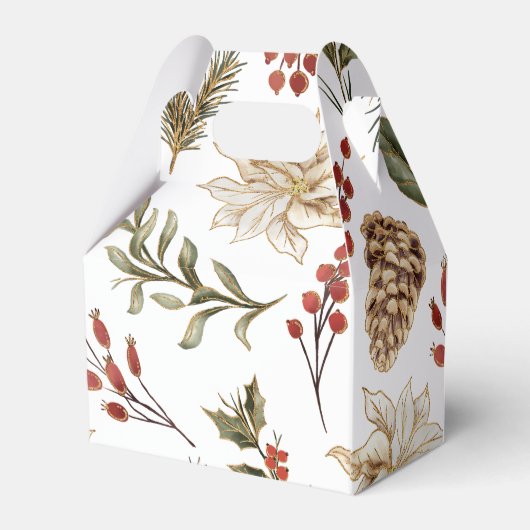 Weihnachts-Brautparty Geschenkschachtel (Rückseite)