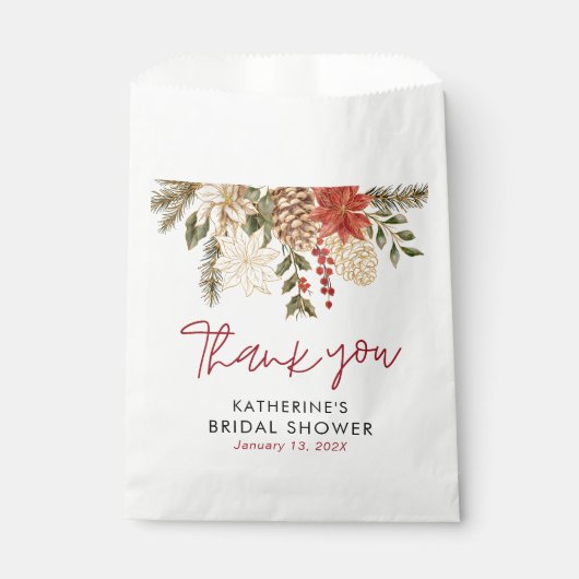 Weihnachts-Brautparty Geschenktütchen (Vorderseite)