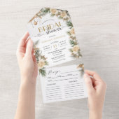 Weihnachts-Brautparty Rezept All In One Einladung (Abreißen)