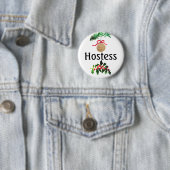 Weihnachts-Brautparty von Hostess - Hochzeiten Button (Beispiel)