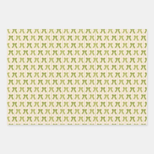 Weihnachts-Briefmarke, Grüne Bogen, Weihnachtsmann Geschenkpapier Set (Vorderseite 2)