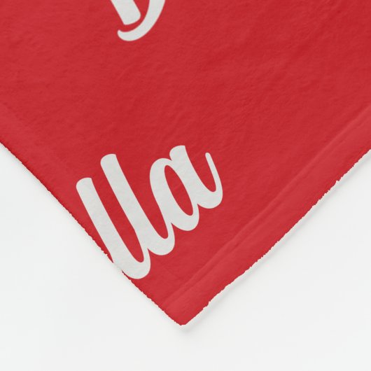 Weihnachts-Brown-Cockapoo Santa Dog Fleecedecke (Ecke)