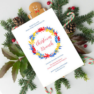 Weihnachts-Brunch-Einladung Einladung