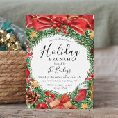 Weihnachts-Brunch Weihnachts-Chic Einladung