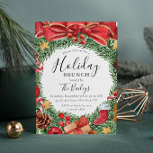 Weihnachts-Brunch Weihnachts-Chic Einladung