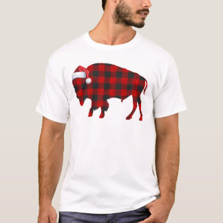 Weihnachts-Buffalo-Karo-Kuh – Festliches Weihnacht T-Shirt