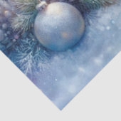 Weihnachts-Bunnies magischer Winterwald-Dekoupage Seidenpapier (Ausschnitt)