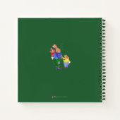 Weihnachts-Bunnies-Spiral-Notebook Notizblock (Rückseite)