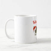 Weihnachts Burro Feliz Navidad individuell anpassb Kaffeetasse (Links)