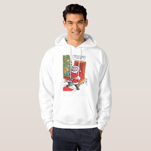 Weihnachts-Business-Partner-Männer Hoodie (Vorne ganz)