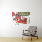 Weihnachts-Business-Partner-Wandteppich Wandteppich (Beispiel (Horizontal))