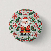 Weihnachts-Button-Abzeichen