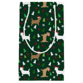 Weihnachts Cairn Terrier Dogs Holiday Cairns Kleine Geschenktüte (Vorderseite)