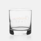 Weihnachts-Camp-Glas-Barware | Beste Brille Whiskyglas (Rückseite)