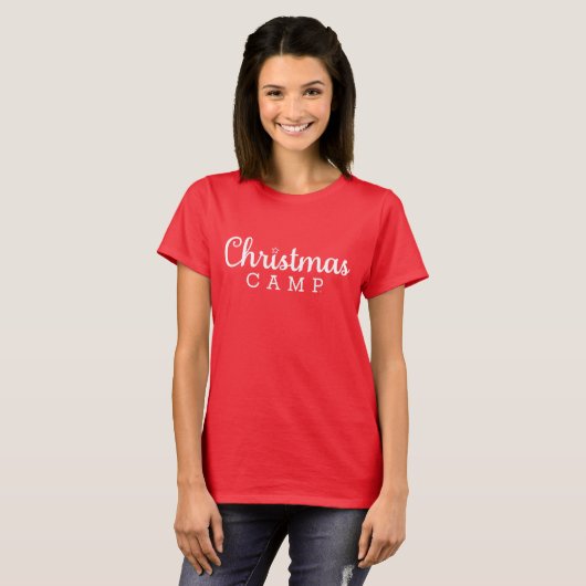 Weihnachts-Camp-T - Shirt | Weihnachts-Shirts (Vorne ganz)