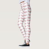 Weihnachts-Camp-Zelte | Weihnachtslieder Leggings (Links)
