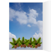 Weihnachts-Camping-Couple-Liebe-Karte (Innen (Links))