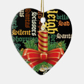 Weihnachts-Candle Keramikornament (Rechts)