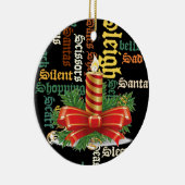 Weihnachts-Candle Keramikornament (Rechts)